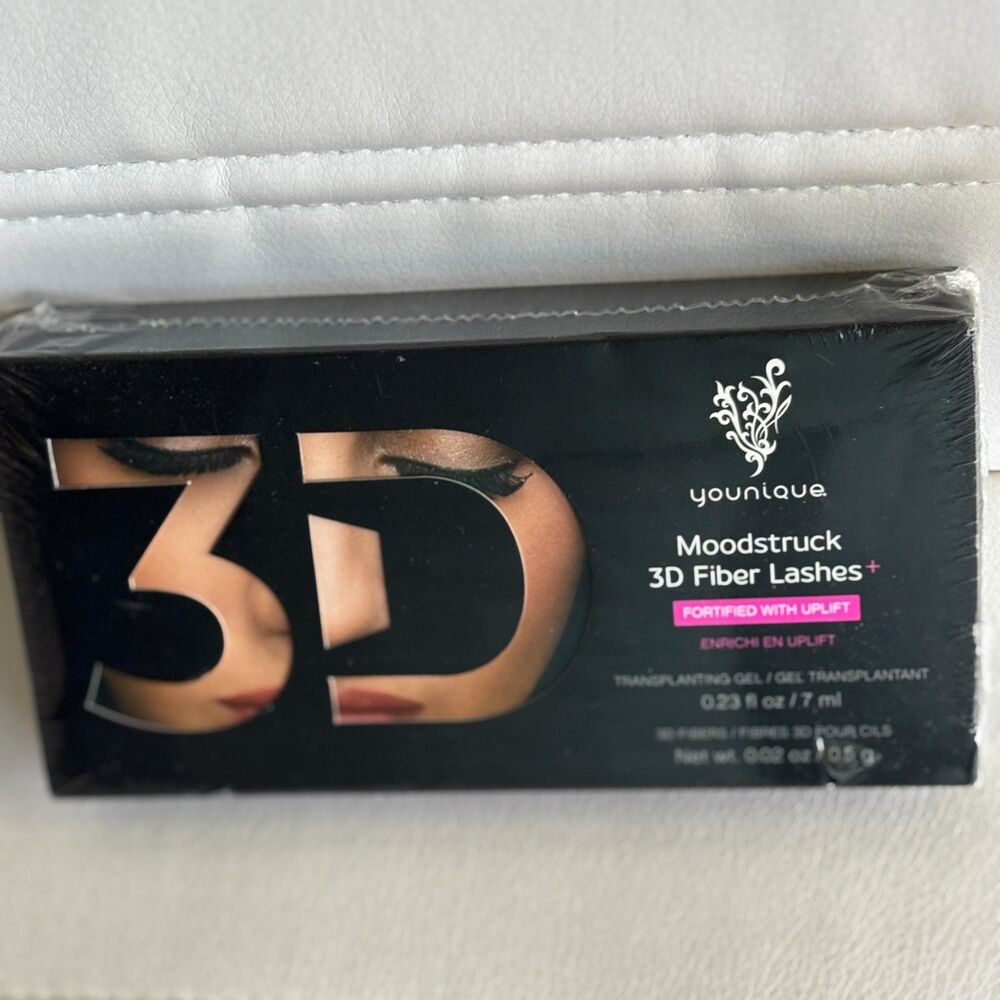 Younique Moodstruck 3D Fiber Lashes+ Black Mascara Uplift Sealed New